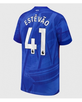 Billige Fotballdrakt Chelsea Estevao Willian #41 Replika Hjemmedrakt 2025-26 Kortermet Billige Fotballdrakt Chelsea Estevao Willian #41 Replika Hjemmedrakt 2025-26 Kortermet